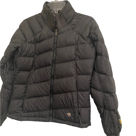 WOMEN MOUNTAIN HARDWEAR Lightweight Size S/P Petite Down-filled Black Jacket - Picture 3 of 9